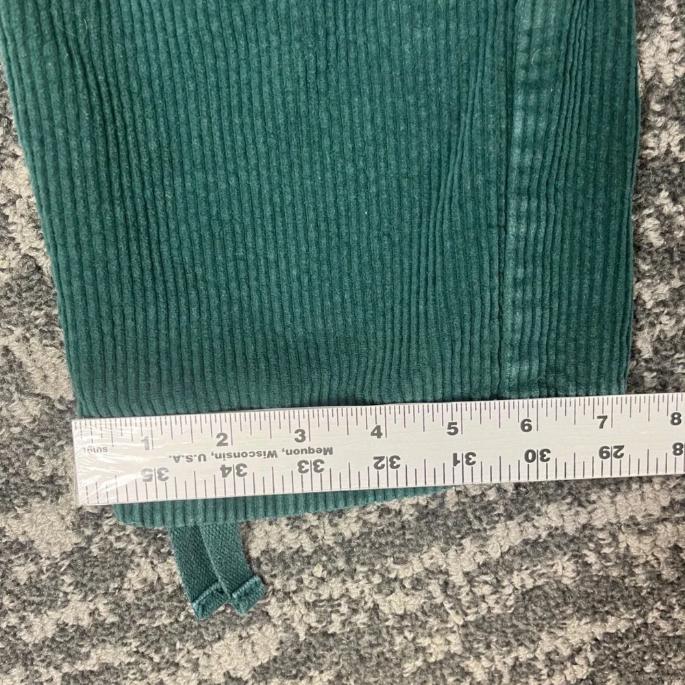 Empyre Relaxed Fit Corduroy Cargo‎ Pants Mens 28 Green Skate Streetwear Utility